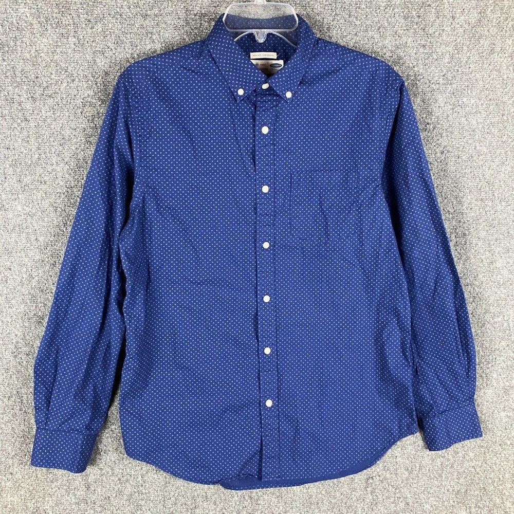 Old Navy Button Down Shirt Men's Medium The Classic Shirt Long Sleeve Cotton M